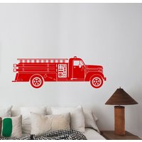 Feuerwehrauto Wandtattoo Fahrzeug Auto Vinyl Aufkleber Feuerwehrmann Kunst Transport Dekorationen Für Home Room Schlafzimmer Decor Ft1 Feuerwehrauto Wandtattoo Fahrzeug Auto Vinyl Aufkleber Feuerwehrmann Kunst Transport Dekorationen Für Home Room Schlafzimmer Decor Ft1 von DecalworldArt