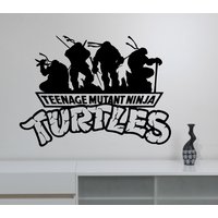 Schildkröten Vinyl Aufkleber Wandaufkleber Wandkunst Superhelden Dekorationen Für Zuhause Teen Kinder Jungen Zimmer Schlafzimmer Videospiel Dekor von DecalworldArt