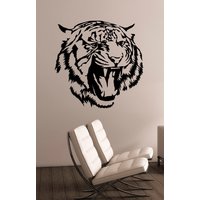 Tiger Gesicht Aufkleber Vinyl Wandtattoo Abnehmbare Wildkatze Wildlife Wand Kunst Safari Tier Dekorationen Home Wohnzimmer Schlafzimmer Büro Dekor Tiger Gesicht Aufkleber Vinyl Wandtattoo Abnehmbare Wildkatze Wildlife Wand Kunst Safari Tier Dekorationen Home Wohnzimmer Schlafzimmer Büro Dekor von DecalworldArt