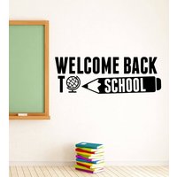 Willkommen Zurück in Der Schule Aufkleber Vinyl Banner Bildung Inspirierend Zitat Schriftzug Wand Kunst Klassenzimmer Dekor Lehrer Geschenk Poster Willkommen Zurück in Der Schule Aufkleber Vinyl Banner Bildung Inspirierend Zitat Schriftzug Wand Kunst Klassenzimmer Dekor Lehrer Geschenk Poster von DecalworldArt