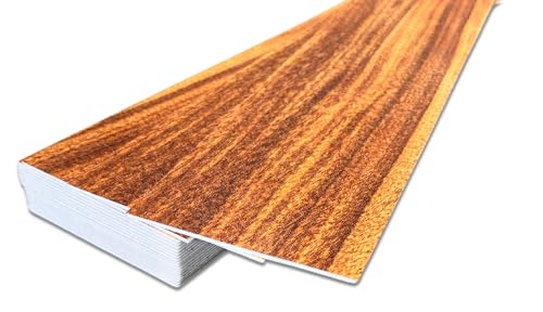 DECCART | Selbstklebende Wandpaneele Holzoptik – Wandverkleidung für Innenräume – Selbstklebend -Einfach zu montierende Paneele für die Wand | 10x60cm | M-49-20 Stk von Deccart