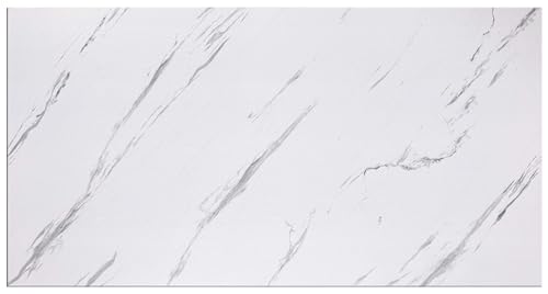 DECCART Wand-Paneele in Betonoptik - Deckenpaneele - Wandverkleidung Deckenverkleidung mit Beton-Imitat - Wandplatten in Grau aus Polystyrol - 100x50 cm - Marmorgrau - 7214 XL - 1 Stück (0,5 m²) von Deccart