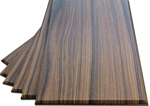 Decart Deckenplatten aus Polystyrol | Deckenverkleidung P-13 Holzoptik braun | Deckenpaneele 10qm von Deccart