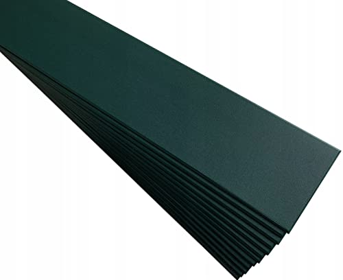 Deccart - Sockelleisten 100 x 16,7cm - Fußleisten aus Polystyrol - Sockelleiste Moderner Abschluß - Fussleisten - Bodenleisten – Grün/20m² von Deccart