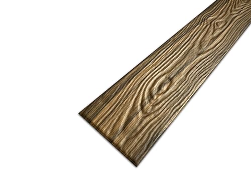 Deccart - Deckenplatten - Deckenpaneele - Deckenverkleidung - 3D-Prägung - 3d Wandpaneele - Wandpaneele - Wandverkleidung -Verkleidung - 0.16m2 - dunkles Brett - P4-13 von Deccart