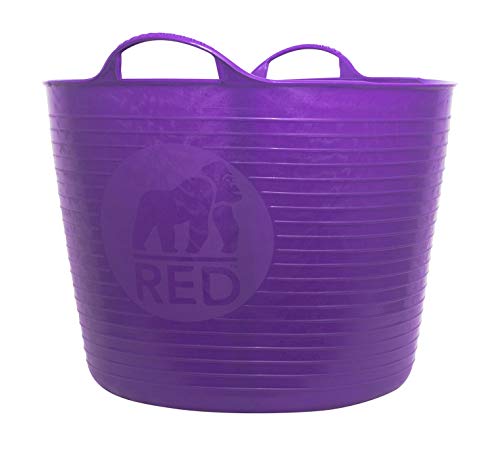 Decco Ltd Tubtrug Gartenkorb, flexibel, groß, 38 l 42 Litre violett von Bosmere