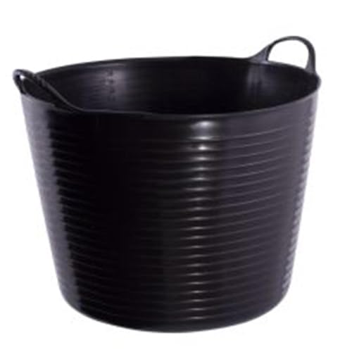 Decco Ltd Tubtrug Gartenkorb, flexibel, groß, 38 l schwarz von Tubtrugs