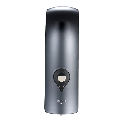 Decdeal Seifenspender Ohne Bohren 300ml Wandbefestigung Einzelkopf Manueller Seifenspender Bad Duschgel Flüssiges Shampoo Spenderhalter Entworfen mit Klaren Fenster von Decdeal