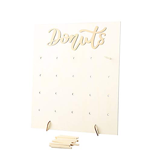 Decdeal Donut Ständer Holz Donut Wand Rack Halter Geeignet für Die Hochzeit Geburtstagsfeier Dekoration von Decdeal