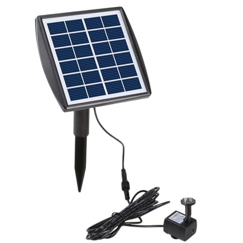 Decdeal Wasserpumpe Springbrunnenpumpe Solarpumpe 200L / h 6V / 2W mit Solarpanel 4 Düseneinstellbarem für Aquarium Kleiner Teich Garten Decdeal Wasserpumpe Springbrunnenpumpe Solarpumpe 200L / h 6V / 2W mit Solarpanel 4 Düseneinstellbarem für Aquarium Kleiner Teich Garten von Decdeal