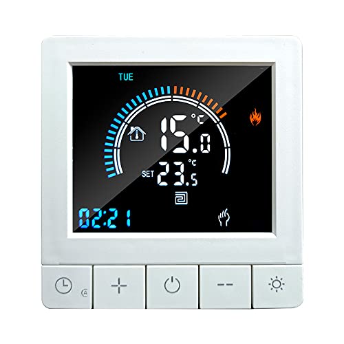 Decdeal WiFi Thermostat,Wasser Fußbodenheizung,Programmierbar,Tuya,2.4Ghz WLAN von Decdeal