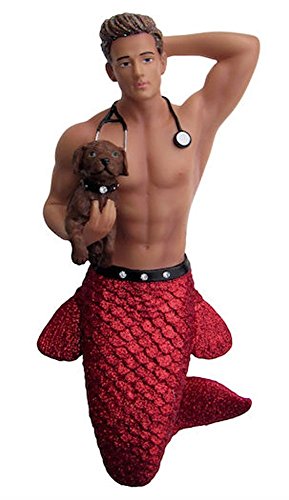 December Diamonds Merman Sammelfigur #55-55036 Dr.Pet-A-Vet von December Diamonds