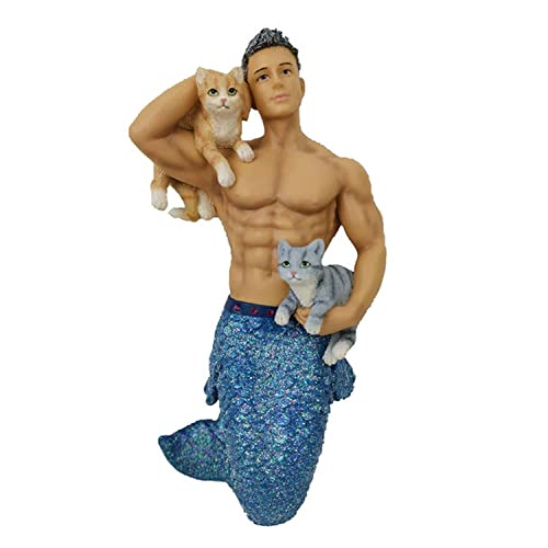 December Diamonds Pet The Puss Merman Ornament 5555113 New von December Diamonds