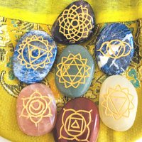 Edelstein Ausgleichende Chakra Steine/ Zeichen/ Einfach Zu Benutzen von DechenCollection