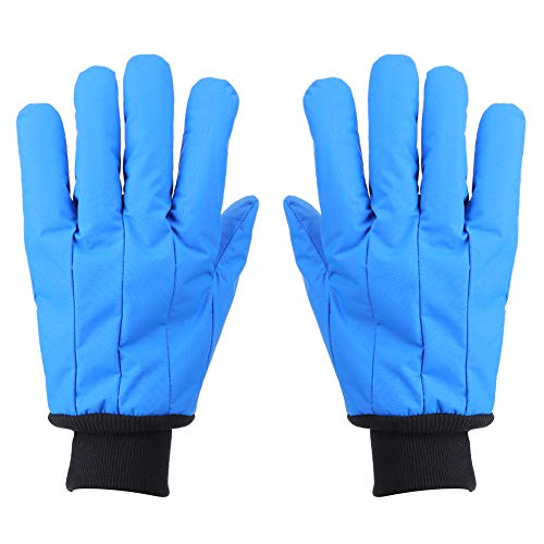 Dechoga Kryo-Handschuhe Schutz vor flüssigem Stickstoff -200 °C bis -360 °C Niedrigtemperaturbeständigkeit Arbeitsschutzhandschuhe von Dechoga