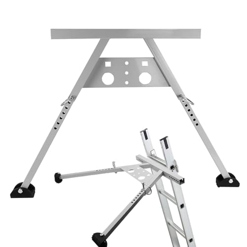 Ladder Stabilizer,Leiter Zubehör,Dachleiter Stabilisator,Leiter Abstandshalter Wand,Heavy Duty Leiter Dachhaken Sicherheitsstabilität,Einfache Bedienung,Gewichtsbewertung Von 380 Pfund von Dechoga