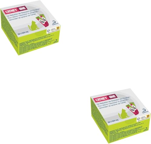 Dechra Catney One | Doppelpack | 2 x 30 x 520 mg | Ergänzungsfuttermittel für Katzen | Zur Unterstützung der Nierenfunktion bei chronischer Niereninsuffizienz | Mit Maltodextrin Dechra Catney One | Doppelpack | 2 x 30 x 520 mg | Ergänzungsfuttermittel für Katzen | Zur Unterstützung der Nierenfunktion bei chronischer Niereninsuffizienz | Mit Maltodextrin von Dechra