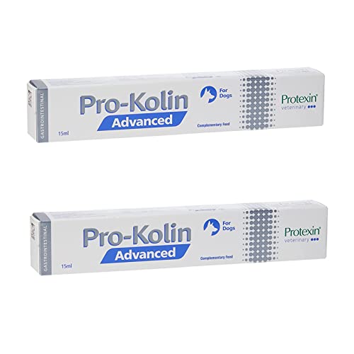 Dechra Pro-Kolin Advanced für Hunde | Doppelpack | 2 x 60 ml | Ergänzungsfuttermittel für Hunde | Zur Unterstützung der Verdauung | Hochkonzentrierte Pro- und Präbiotika Dechra Pro-Kolin Advanced für Hunde | Doppelpack | 2 x 60 ml | Ergänzungsfuttermittel für Hunde | Zur Unterstützung der Verdauung | Hochkonzentrierte Pro- und Präbiotika von Dechra