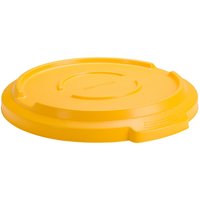 Deckel für rothopro Abfalleimer TITAN, 120 l, gelb von rothopro