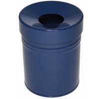 TKG Abfallbehälter FIRE EX mit gleichfarbigem Deckel 24l, Blau von TKG
