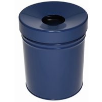 TKG Abfallbehälter FIRE EX mit gleichfarbigem Deckel 30l, Blau von TKG