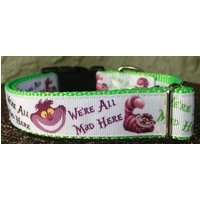 Cartoon Katze Hundehalsband von DeckerDawgDesigns