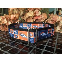 Denver Broncos Hundehalsband von DeckerDawgDesigns