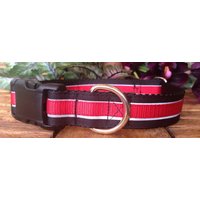 Dünne Red Line Hundehalsband von DeckerDawgDesigns