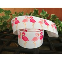 Hundehalsband Mit Flamingos von DeckerDawgDesigns