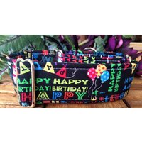 Mehr Happy Birthday Stoff Hundehalsbänder von DeckerDawgDesigns