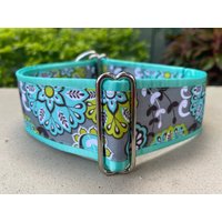 Mintgrünes Blumenhalsband von DeckerDawgDesigns