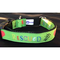 Mit Liebe Gerettetes Hundehalsband von DeckerDawgDesigns
