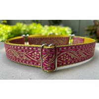 Rosa Und Gold Ranken Halsband von DeckerDawgDesigns