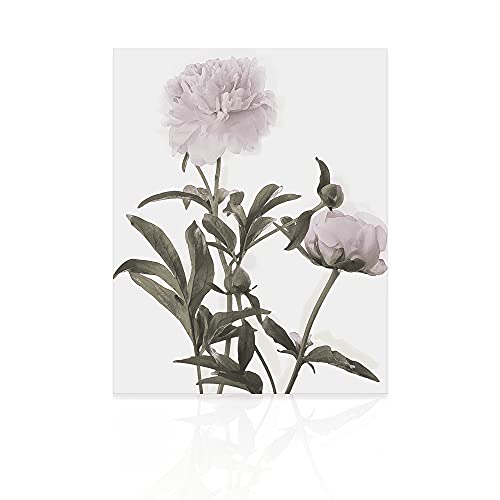 Declea Home Decor CN008SS21 Blumendruck für Damen mit Blumen, Druck auf Leinwand, modernes Bild, Druck auf Leinwand, fertig zum Aufhängen, mit Holzrahmen, mehrfarbig, 40 x 60 cm von Declea Home Decor