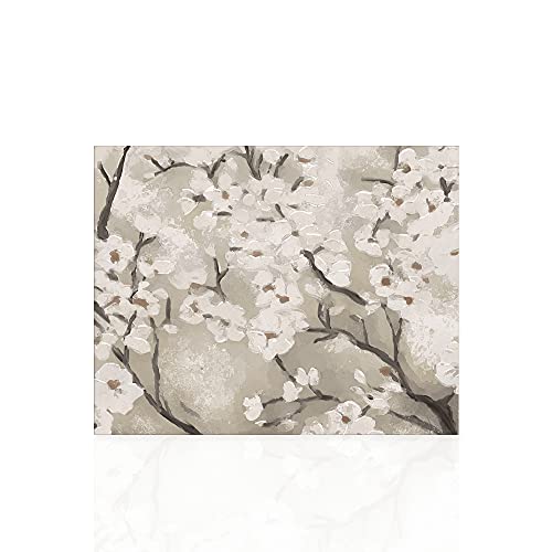 Declea Home Decor CN020SS21 Canvas Flowers Bild Blumen Damen Moderner Druck auf Leinwand fertig zum Aufhängen mit Holzrahmen, mehrfarbig, 60 x 40 cm von Declea Home Decor