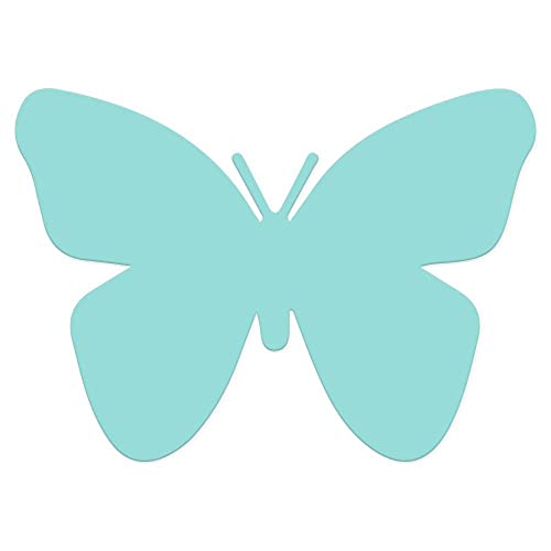 Declea Home Decor DC035FW21 Holztierdekoration für Kinderzimmer Schmetterling, Holzmöbel Liebe, Lightblue, 40 x 30 cm von Declea Home Decor