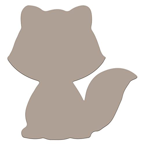 Declea Home Decor DC039FW21 Holz-Katze zum Aufhängen für Kinder, Tiere, Wanddekoration, Katze für das Schlafzimmer, Ergänzung von Holz, Taupe, 60 x 60 cm von Declea Home Decor