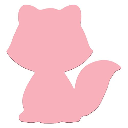 Declea Home Decor DC039FW21 Holz-Katze zum Aufhängen für Kinder, Tiere, Wanddekoration, Katze für das Schlafzimmer, Ergänzung zur Dekoration aus Holz, Pink, 40 x 40 cm von Declea Home Decor