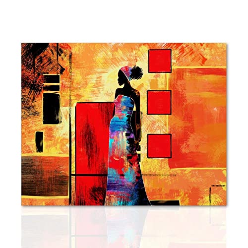 Declea Home Decor Ethnisches Bild, Baumwolle, mehrfarbig, 60 x 40 cm von Declea Home Decor