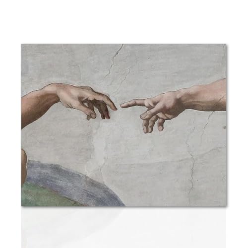 Declea Home Decor Kunstwerk von Adamo Michelangelo Buonarroti moderne Malerei Holzrahmen handgefertigt von Declea Home Decor