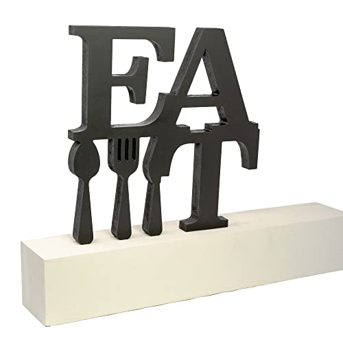 Dekoration aus Holz Eat Schild - Dekoration für die Küche - Ergänzung für die Dekoration zu Hause Party von Declea Home Decor