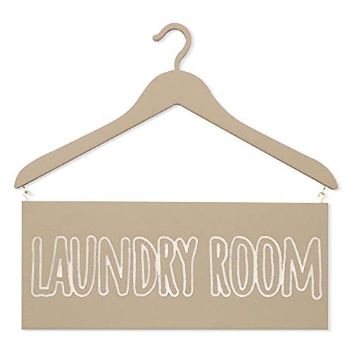 Laundry Room Badezimmer-Dekoration aus Holz, Wanddekoration zum Aufhängen an der Wand des Badezimmers, Waschküche, Dekoschild aus Holz für das Badezimmer von Declea Home Decor