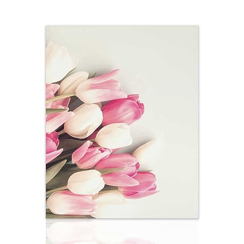 Declea Bild Beautiful Flowers Druck Tulpen – Dekor für Wohnzimmer Druck Made in Italy von Declea