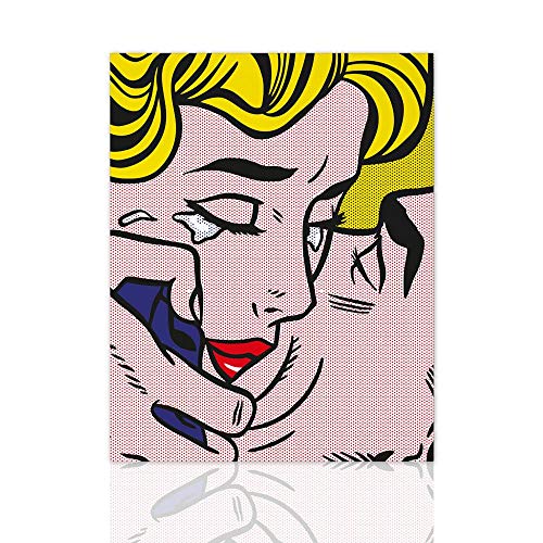 Declea CNS07SS17-60X80 Modernes Bild Kiss V Roy Lichtenstein, mehrfarbig, 60 x 80 cm von Declea