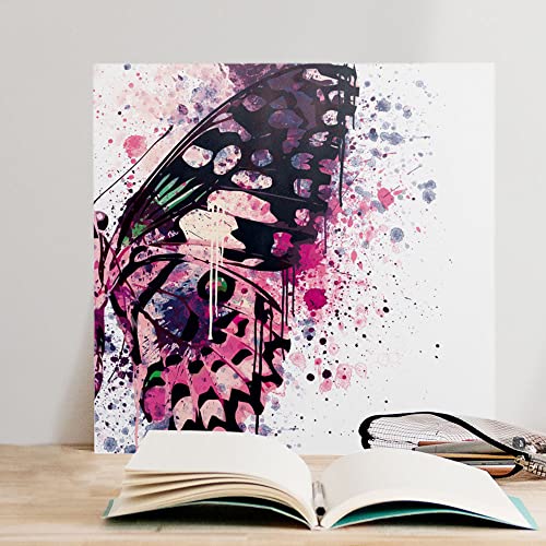 Declea Moderne Gemälde Glamour Pop Art Pink Butterfly - moderne Wohnkultur Bild für Wohnzimmer Dekoration Haus von Declea