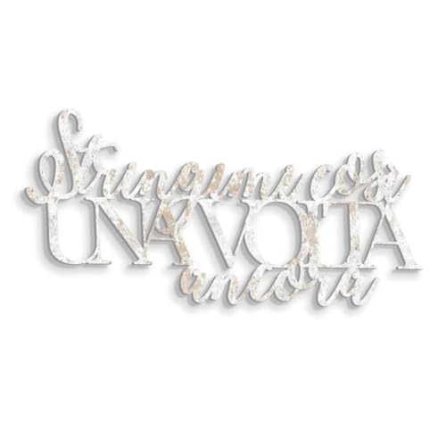 Wanddekoration aus Holz Stringimi so dekoratives Schild, Schriftzug zum Aufhängen an der Wand des Hauses, handgefertigtes Möbelstück Wanddekoration aus Holz Stringimi so dekoratives Schild, Schriftzug zum Aufhängen an der Wand des Hauses, handgefertigtes Möbelstück von Declea