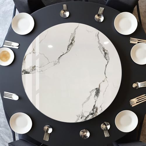 Decmiroor Tischplatte Drehplatte 60-100cm Großer Rund Lazy Susan Drehteller Esstisch Silent Servierteller Restaurant Drehscheibe mit rutschfeste Basis(Multi-Colored,90 * 90cm) von Decmiroor