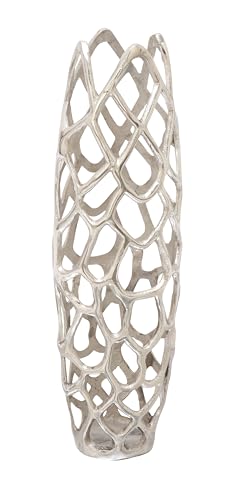 Deco 79 37660 Aluminium Deko Vase 20,3 cm W, 66 cm H - von Deco 79