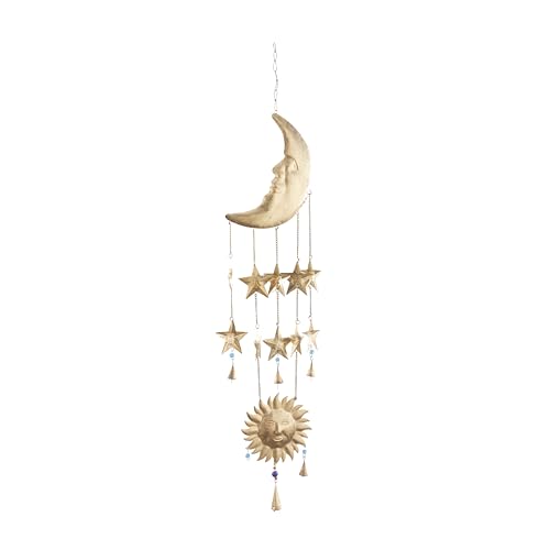 Deco 79 41425 Eclectic Moon Stars Sun Windspiel 2,5 cm B x 99,1 cm H Gold Deco 79 41425 Eclectic Moon Stars Sun Windspiel 2,5 cm B x 99,1 cm H Gold von Deco 79