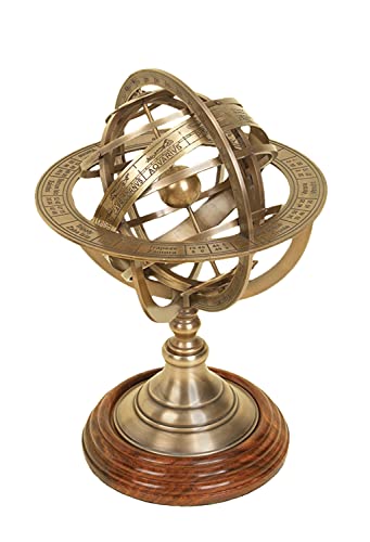 Deco 79 Messing Globe Armillary Einzigartige Tisch Decor von Deco 79